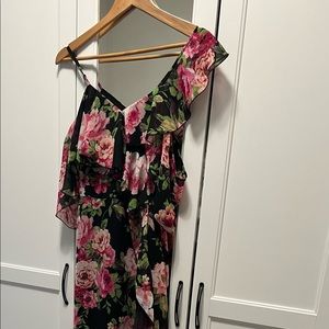 ASOS womens size 6 US black and pink floral dress